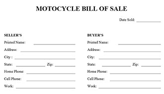 Motorcycle Bill Of Sale Template from www.billofsale-form.com