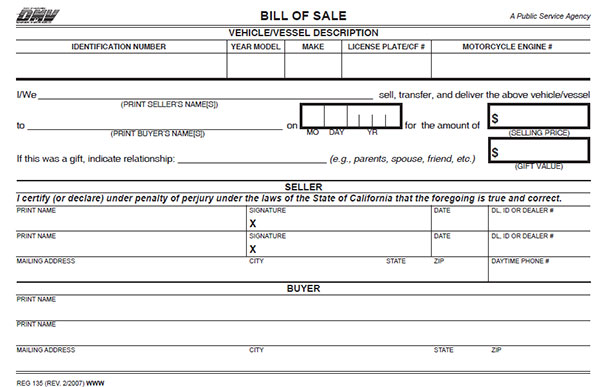 california-bill-of-sale-form