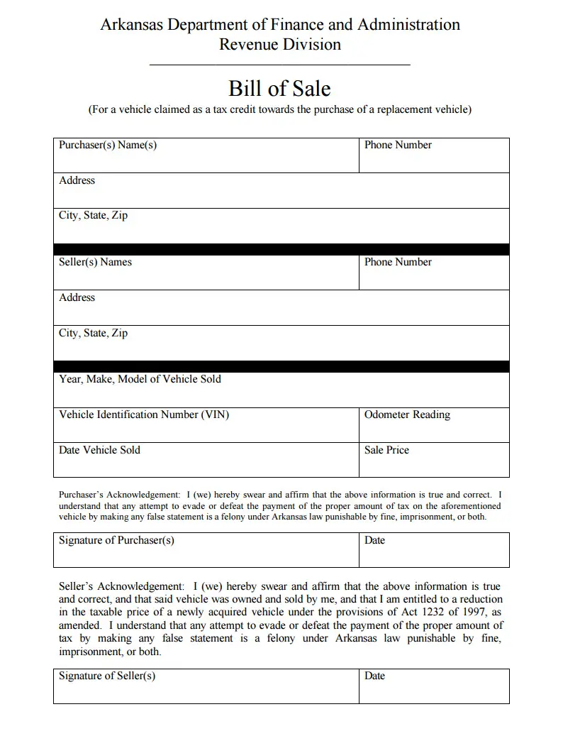 Trailer Free Printable Bill Of Sale Form Trailer Free Printable Bill Of Sale Form